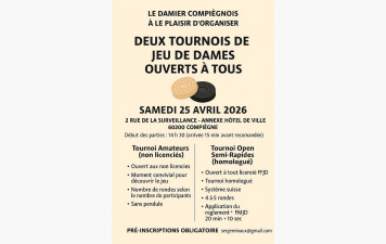 Tournoi amateurs  pour les joueurs non licenciés à la Fédération